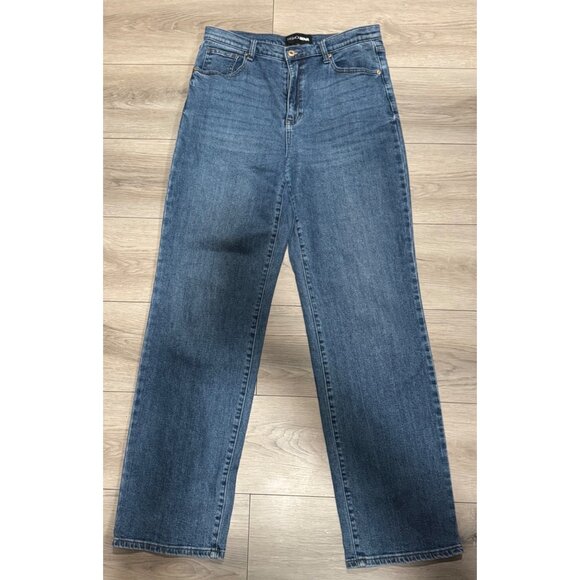 Fashion Nova High Rise Straight Leg Women's Jeans Size 15 - Picture 1 of 6